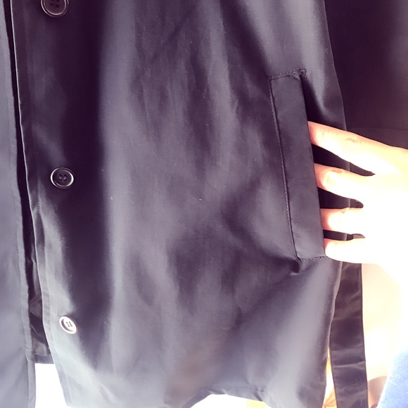 MOSSIMO Black Trench Coat🌼 - Picture 11 of 16